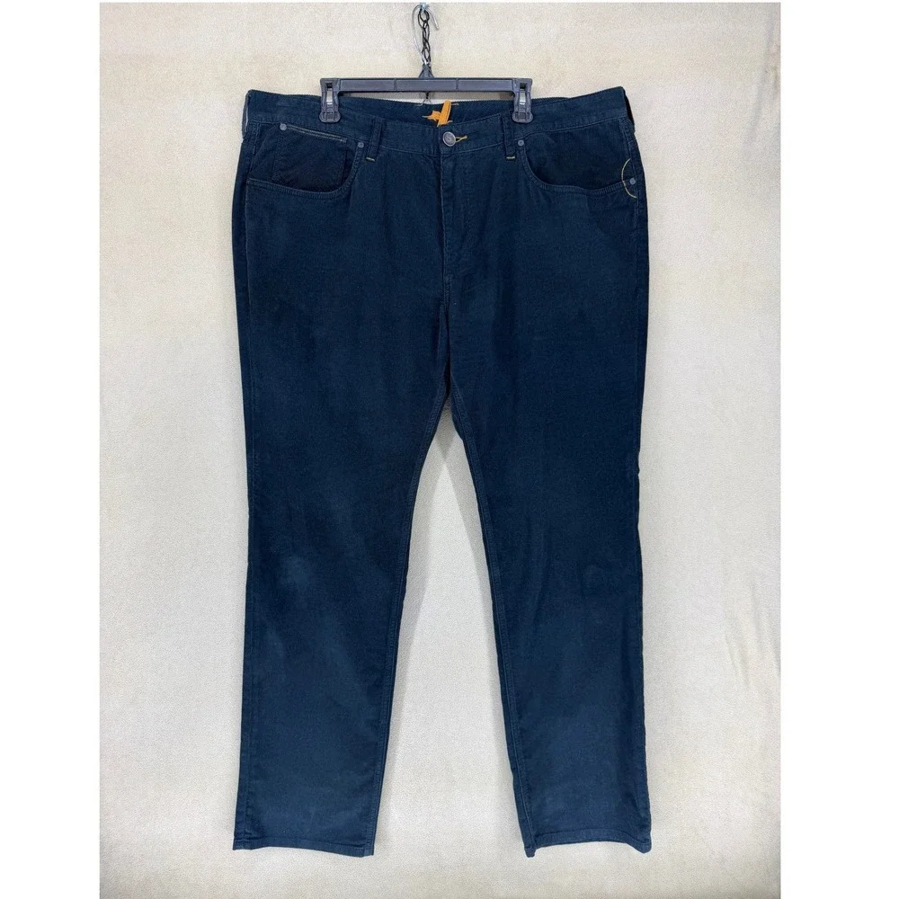 Tommy Bahama Mens Pants Black Corduroy Vintage‎ Straight Fit Size 42x34